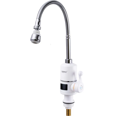 Проточный кран-водонагреватель Zerix ELW060EF (с индик. темп.) (ZX3072) Проточный кран-водонагреватель Zerix ELW060EF (с индик. темп.) (ZX3072)